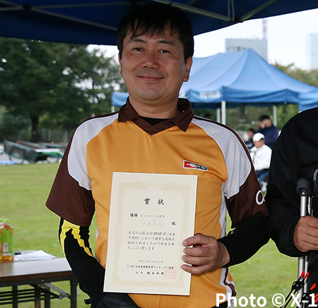 日本アムウェイ所属 パラアーチェリー 大塚 忠胤 選手第3回JPAF杯優勝！