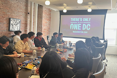 米国研修 ワシントンD.C.の観光を学ぶ