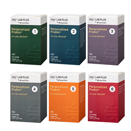 「my LAB PLUS BY nutrilite™ パーソナル プロバイオ™」（全6種）